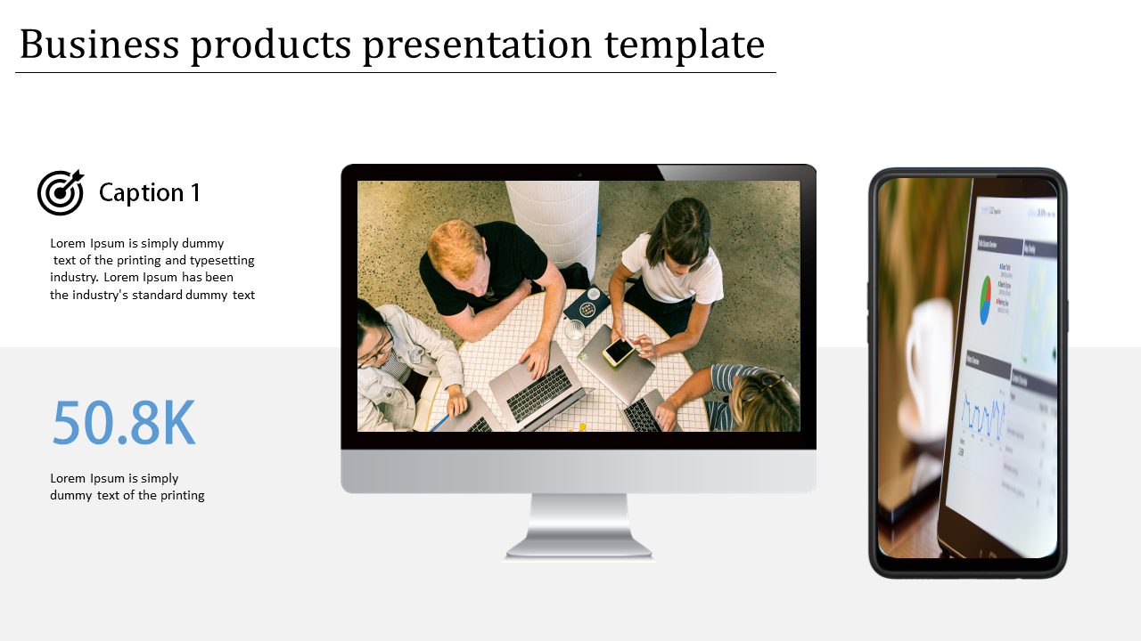 Amazing Business Products Presentation Template Designs